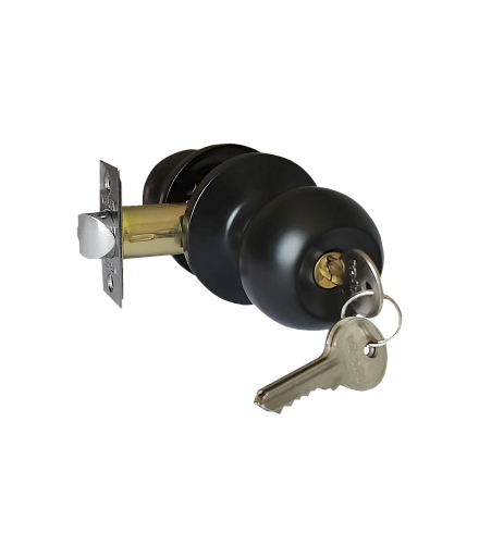 Ручки со встроенным механизмом Ручка-кноб Vrata ЗШ-01 B ключ-фиксатор 